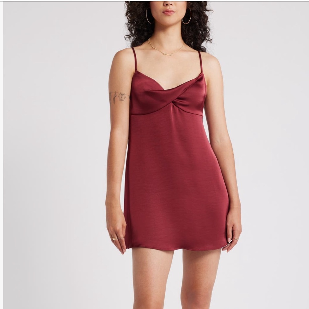 BP Burgundy Mini Dress